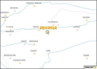 map of Obikanda