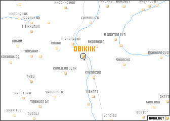 map of Obikiik