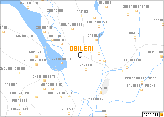 map of Obileni