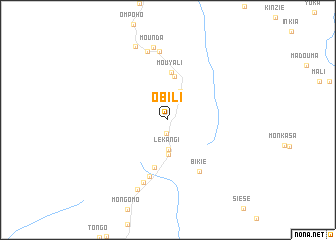 map of Obili