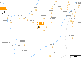 map of Obili