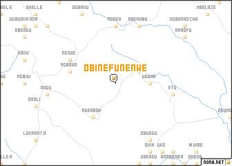 map of Obinefu Nenwe