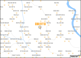 map of Obinto