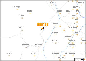 map of Obinze