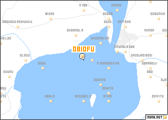 map of Obiofu