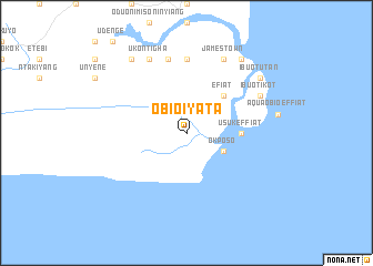 map of Obio Iyata