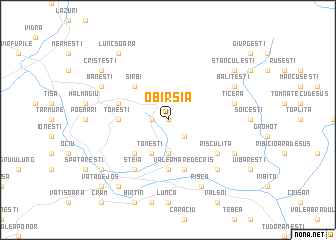 map of Obîrşia