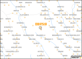map of Obîrşia