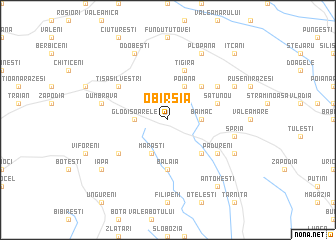 map of Obîrşia