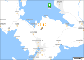 map of Obita