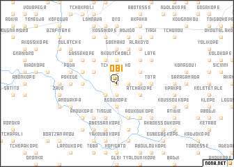 map of Obi