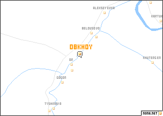 map of Obkhoy