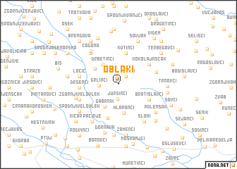 map of Oblaki