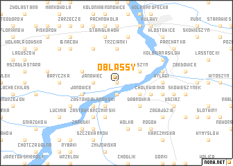 map of Oblassy