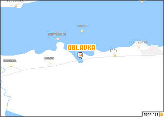 map of Oblavka