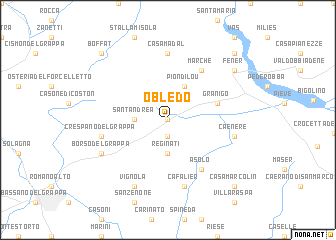 map of Obledo