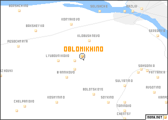 map of Oblomikhino