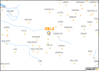 map of Oblu