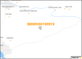 map of Obmanka Vtoraya