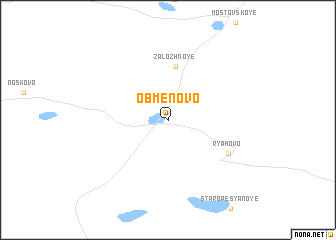 map of Obmenovo