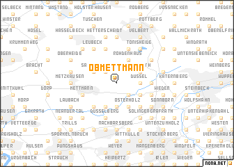 map of Obmettmann