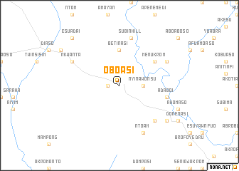 map of Oboasi