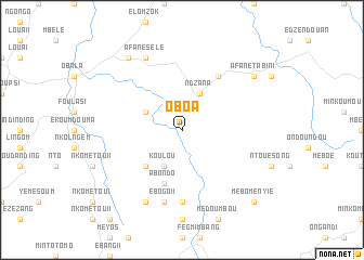 map of Oboa