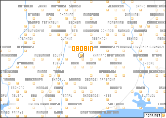 map of Obobin