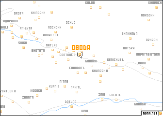 map of Oboda