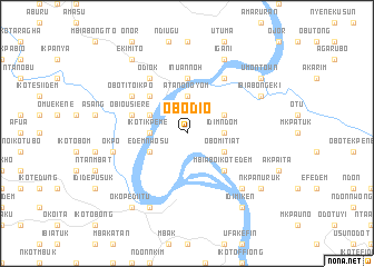 map of Obodio