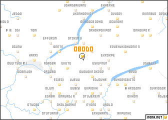 map of Obodo