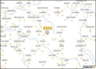 map of Obod