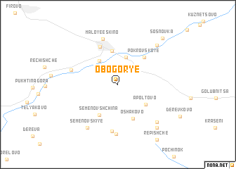 map of Obogor\