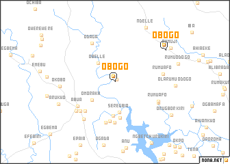 map of Obogo