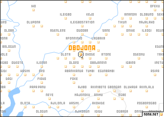 map of Obojona