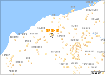 map of Obokin