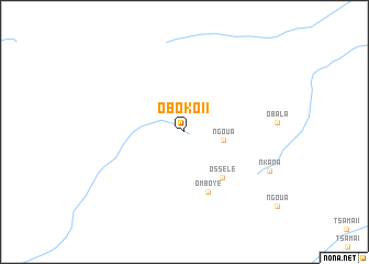 map of Oboko II