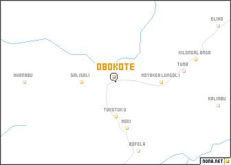 map of Obokote