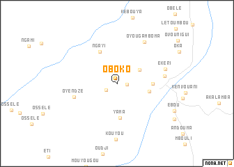 map of Oboko