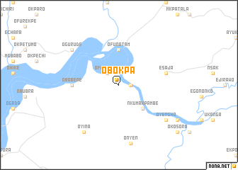 map of Obokpa