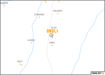 map of Oboli