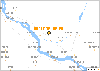 map of Obolone Mabirou