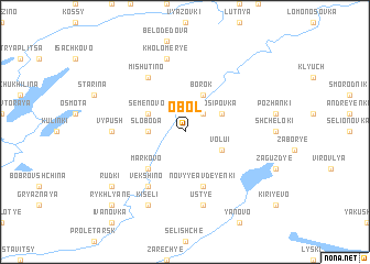 map of Obolʼ