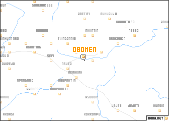 map of Obomen