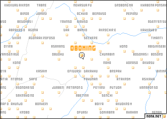 map of Oboming