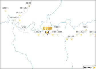 map of Obom