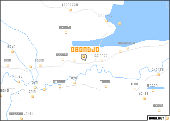 map of Obondjo