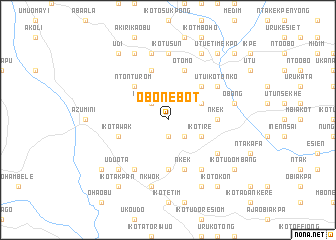 map of Obon Ebot