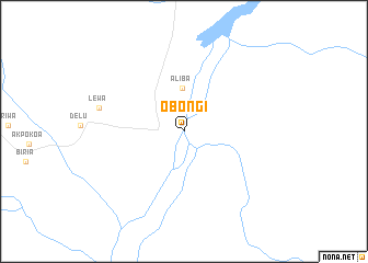 map of Obongi