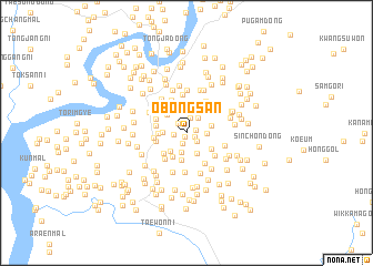 map of Obongsan